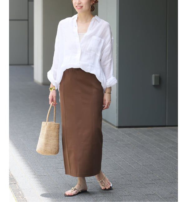 JOURNAL STANDARD relume「《追加》ストレッチポンチIラインスカート」|スカート|