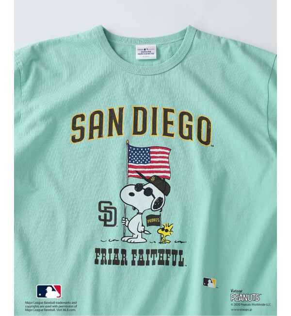 JOURNAL STANDARD relume「PEANUTS / ピーナッツ 別注 MLB ベースボール プリントTシャツ」|Tシャツ・カットソー|