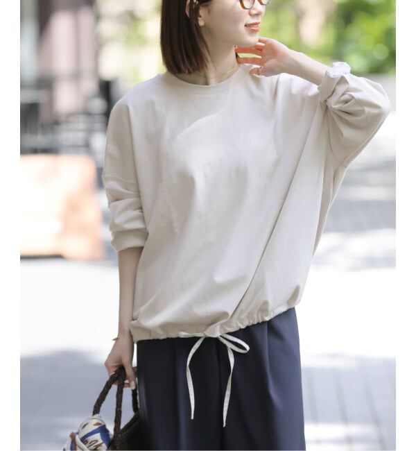 JOURNAL STANDARD relume「《追加2》ギャザーヘムロングスリーブ」|Tシャツ・カットソー|