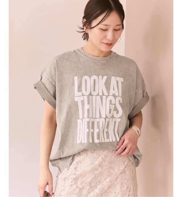 JOURNAL STANDARD「《追加》ラウンドヘムピグメントT」|Tシャツ・カットソー|