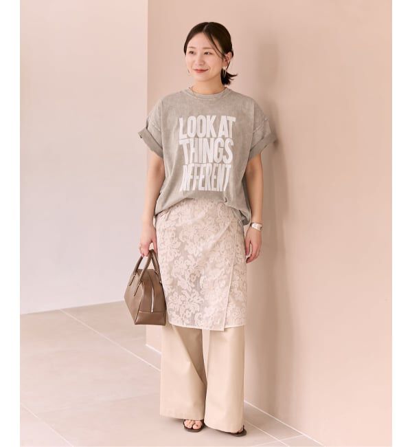 JOURNAL STANDARD「《追加》ラウンドヘムピグメントT」|Tシャツ・カットソー|