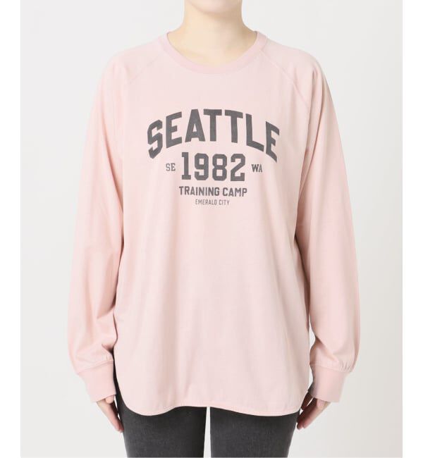 JOURNAL STANDARD relume「《追加》ラグランスリーブカレッジロングスリーブTEE」|Tシャツ・カットソー|