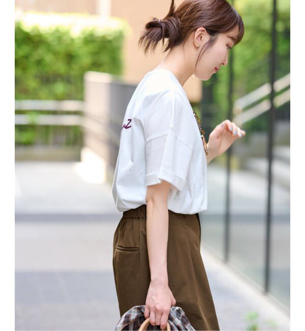 JOURNAL STANDARD relume「《追加》刺繍ロゴハーフスリーブT」|Tシャツ・カットソー|