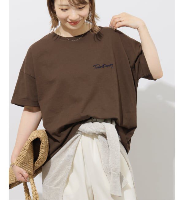 JOURNAL STANDARD relume「《追加》刺繍ロゴハーフスリーブT」|Tシャツ・カットソー|