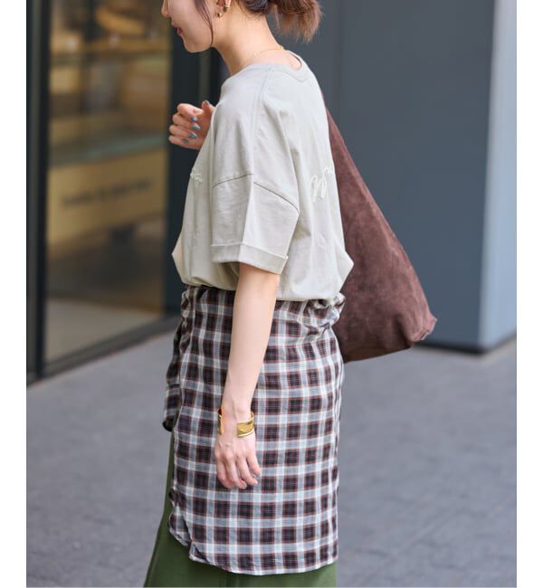 JOURNAL STANDARD relume「《追加》刺繍ロゴハーフスリーブT」|Tシャツ・カットソー|