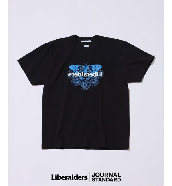 JOURNAL STANDARD「《予約》Liberaiders / リベレイダース 別注 バタフライ ミラー ロゴ Tシャツ」|Tシャツ・カットソー|ブラック A