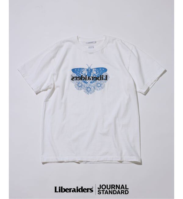 JOURNAL STANDARD「《予約》Liberaiders / リベレイダース 別注 バタフライ ミラー ロゴ Tシャツ」|Tシャツ・カットソー|ホワイト
