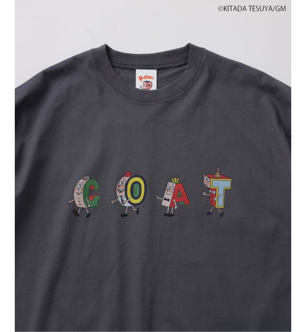 JOURNAL STANDARD relume「Pちゃん / アルファベッツ "GOAT" アルファベット Tシャツ」|Tシャツ・カットソー|