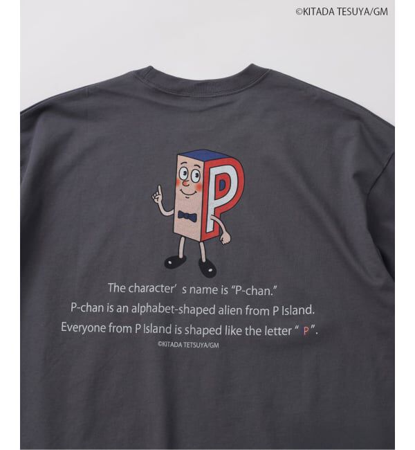 JOURNAL STANDARD relume「Pちゃん / アルファベッツ "SUPER"  アルファベット Tシャツ」|Tシャツ・カットソー|