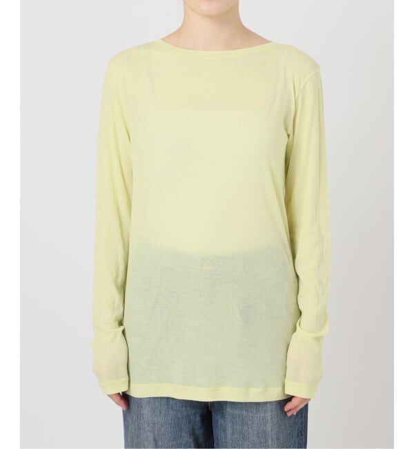 Spick and Span「《追加2》シアーボートネックプルオーバー」|Tシャツ・カットソー|