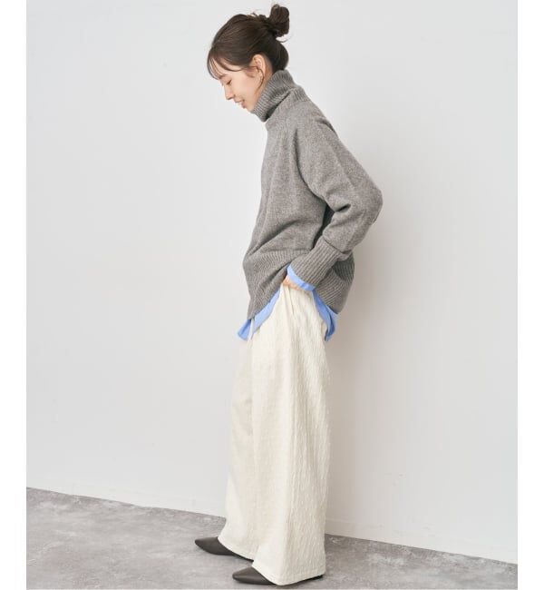Spick and Span「《WEB限定》ドットジャガードイージーパンツ」|その他|