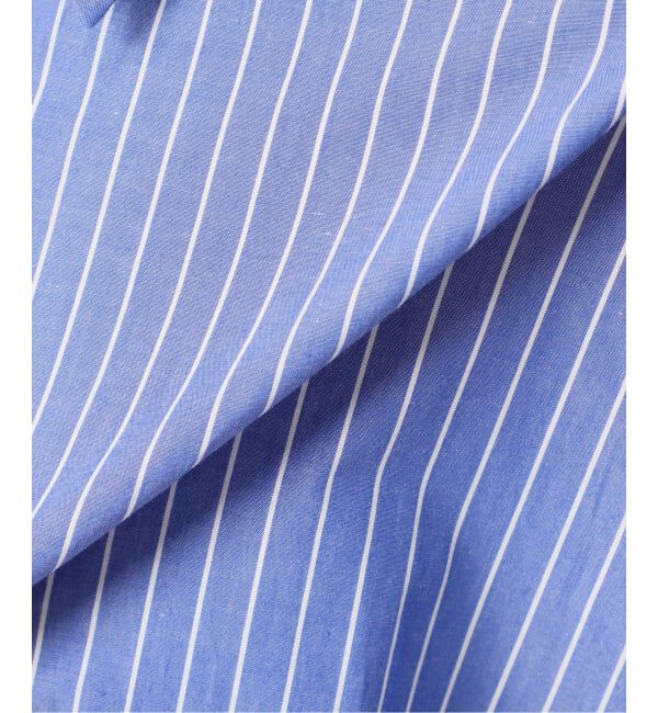 FRAMeWORK「BLUE STRIPE オーバーシャツ」|シャツ・ブラウス|