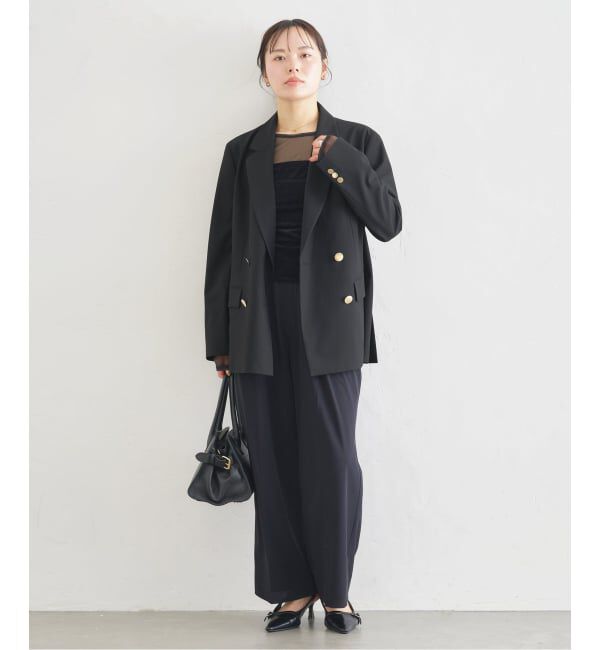 U by SPICK&SPAN「シアーベロア コルセットトップス」|Tシャツ・カットソー|