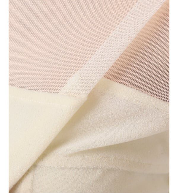 U by SPICK&SPAN「シアーベロア コルセットトップス」|Tシャツ・カットソー|