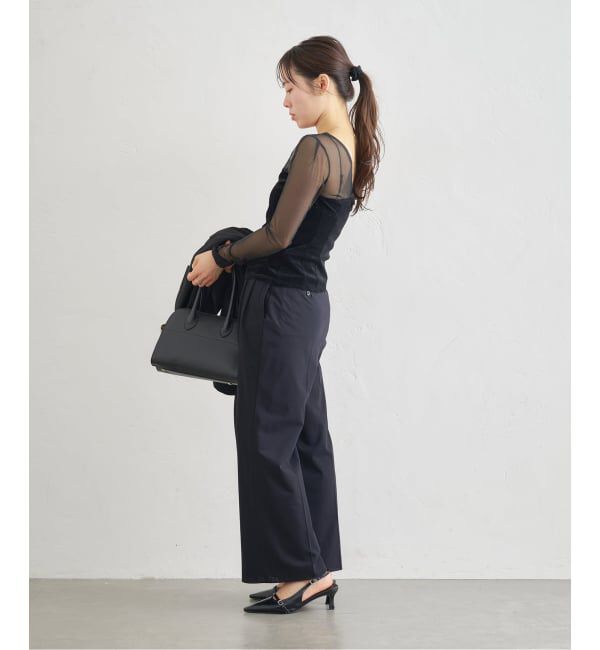 U by SPICK&SPAN「シアーベロア コルセットトップス」|Tシャツ・カットソー|