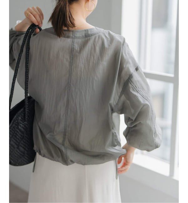 Spick and Span「《WEB限定 / 追加》シアーフロントZIPブルゾン」|その他|