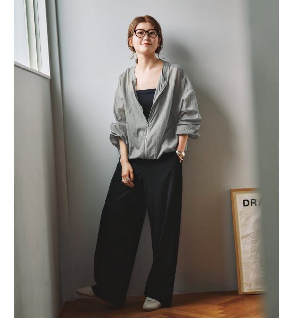 Spick and Span「《WEB限定 / 追加》シアーフロントZIPブルゾン」|その他|