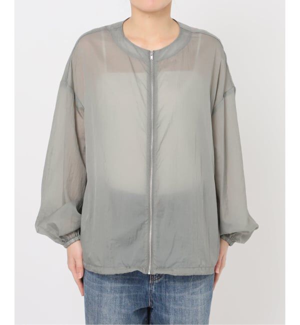 Spick and Span「《WEB限定 / 追加》シアーフロントZIPブルゾン」|その他|