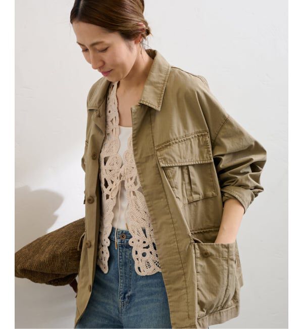 FRAMeWORK「≪追加≫コットンレースエンブロイダリーVEST」|ダウンベスト・ベスト|