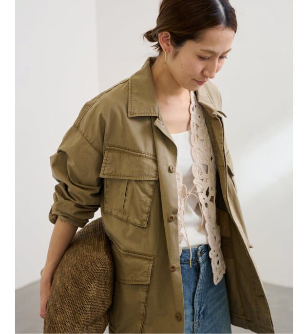 FRAMeWORK「≪追加≫コットンレースエンブロイダリーVEST」|ダウンベスト・ベスト|