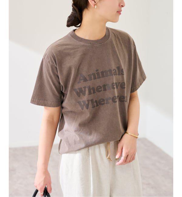 FRAMeWORK「STUDIO ANIMALS 別注WHENEVER WH」|Tシャツ・カットソー|