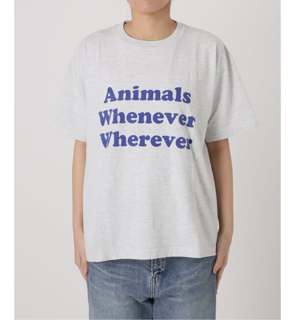FRAMeWORK「STUDIO ANIMALS 別注WHENEVER WH」|Tシャツ・カットソー|