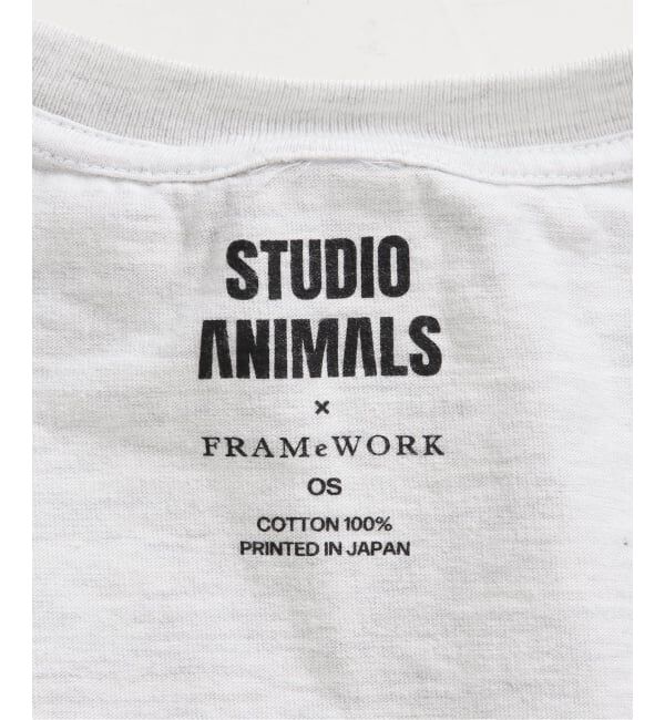 FRAMeWORK「STUDIO ANIMALS 別注WHENEVER WH」|Tシャツ・カットソー|