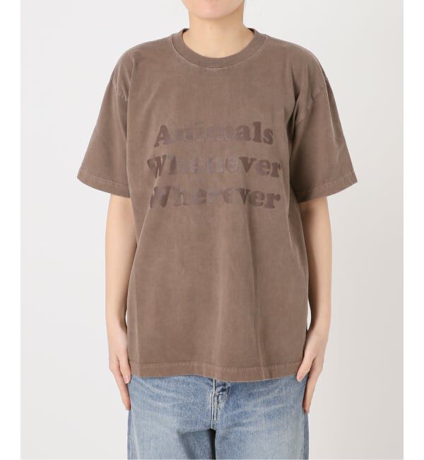 FRAMeWORK「STUDIO ANIMALS 別注WHENEVER WH」|Tシャツ・カットソー|