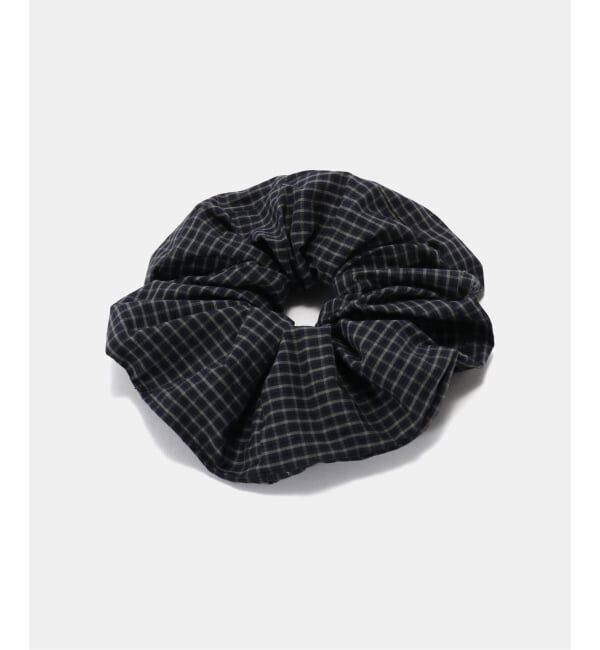U by SPICK&SPAN「heyep/ヘイップ Pajama Check Logo Scrunchie」|その他|