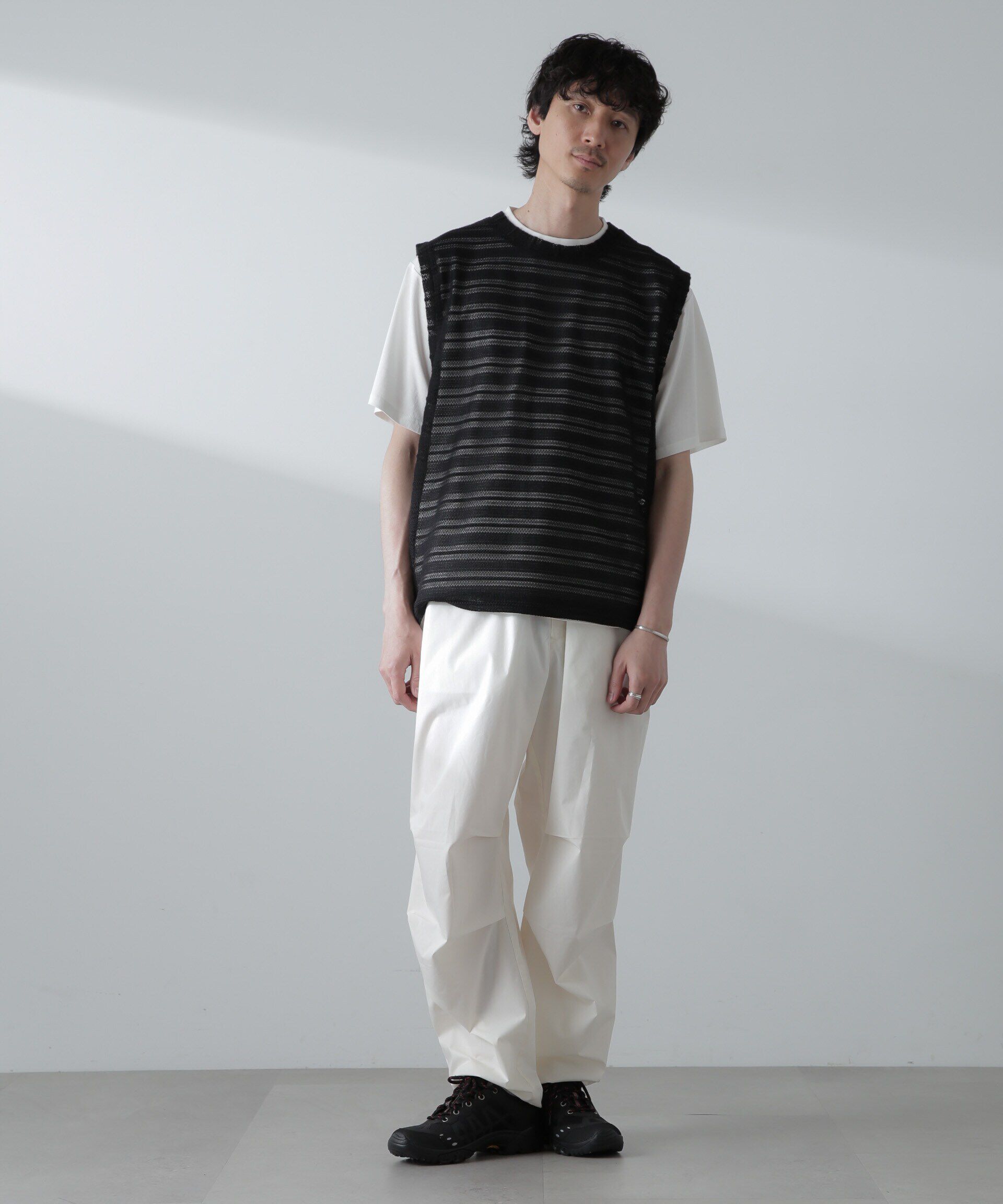 nano･universe「かぎ針アンサンブルTシャツ」|Tシャツ・カットソー|
