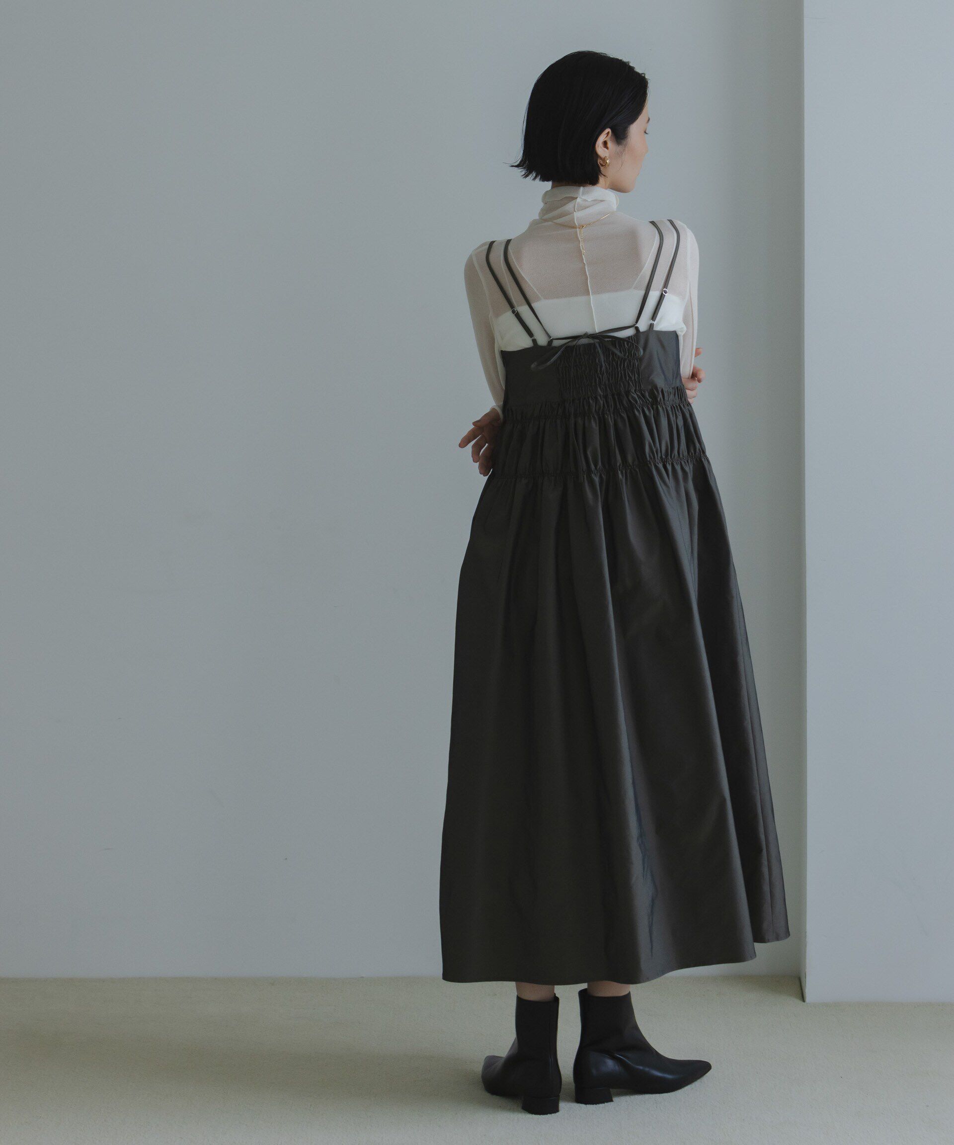nano･universe「シャンブレータフタキャミワンピース」|ワンピース|