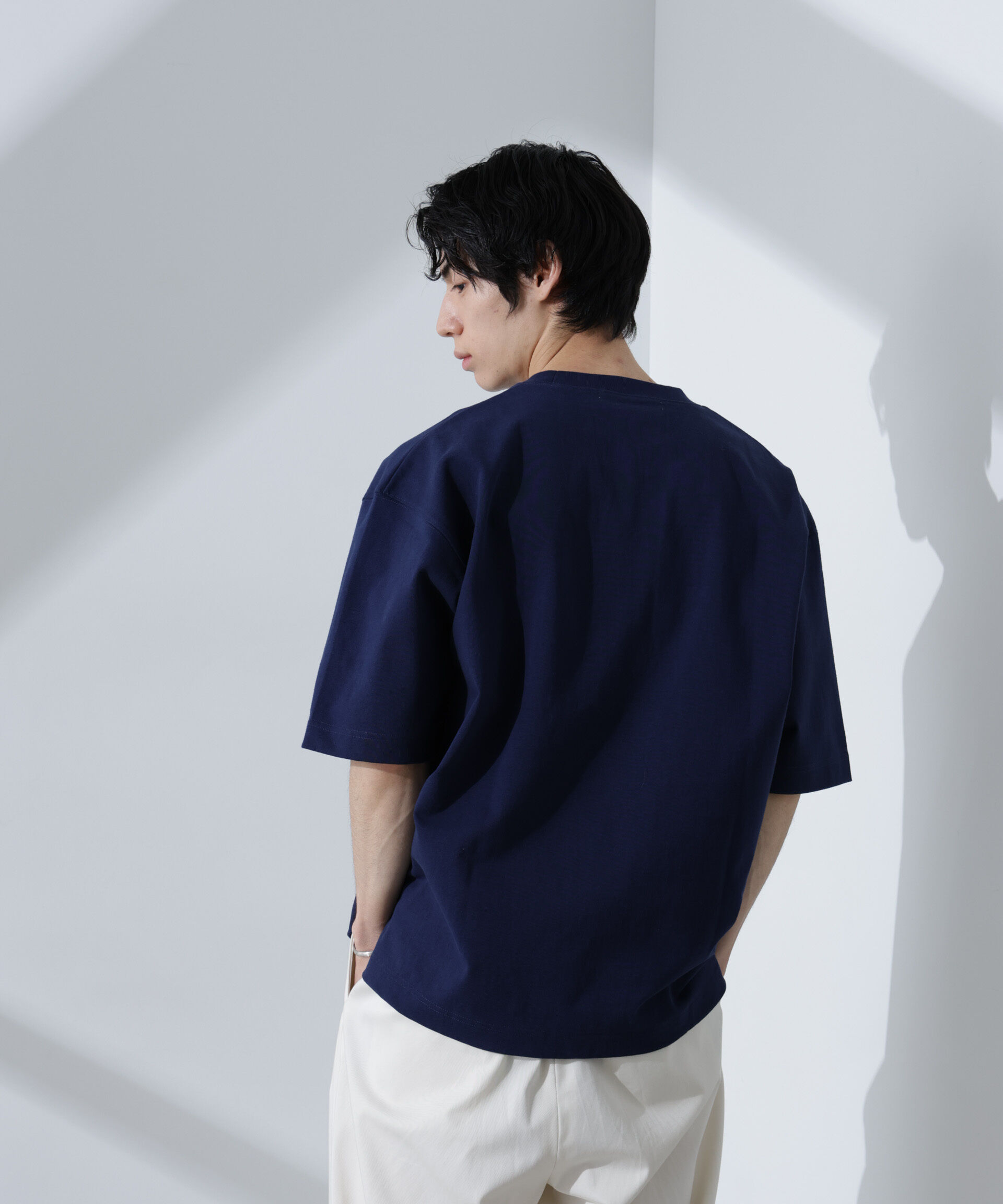 nano･universe「ヘビーオンスワイドTシャツ 半袖」|Tシャツ・カットソー|
