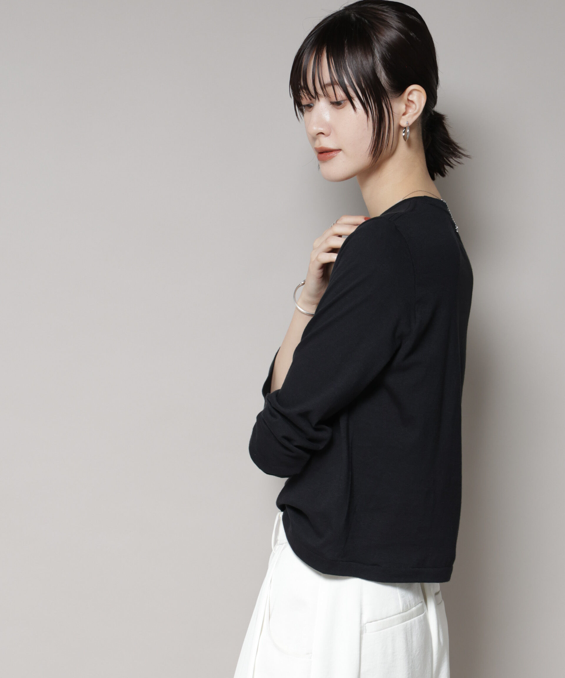 nano･universe「Hanes/Hanes&times;DODOJEAN 2P クルーネックＴシャツ」|Tシャツ・カットソー|