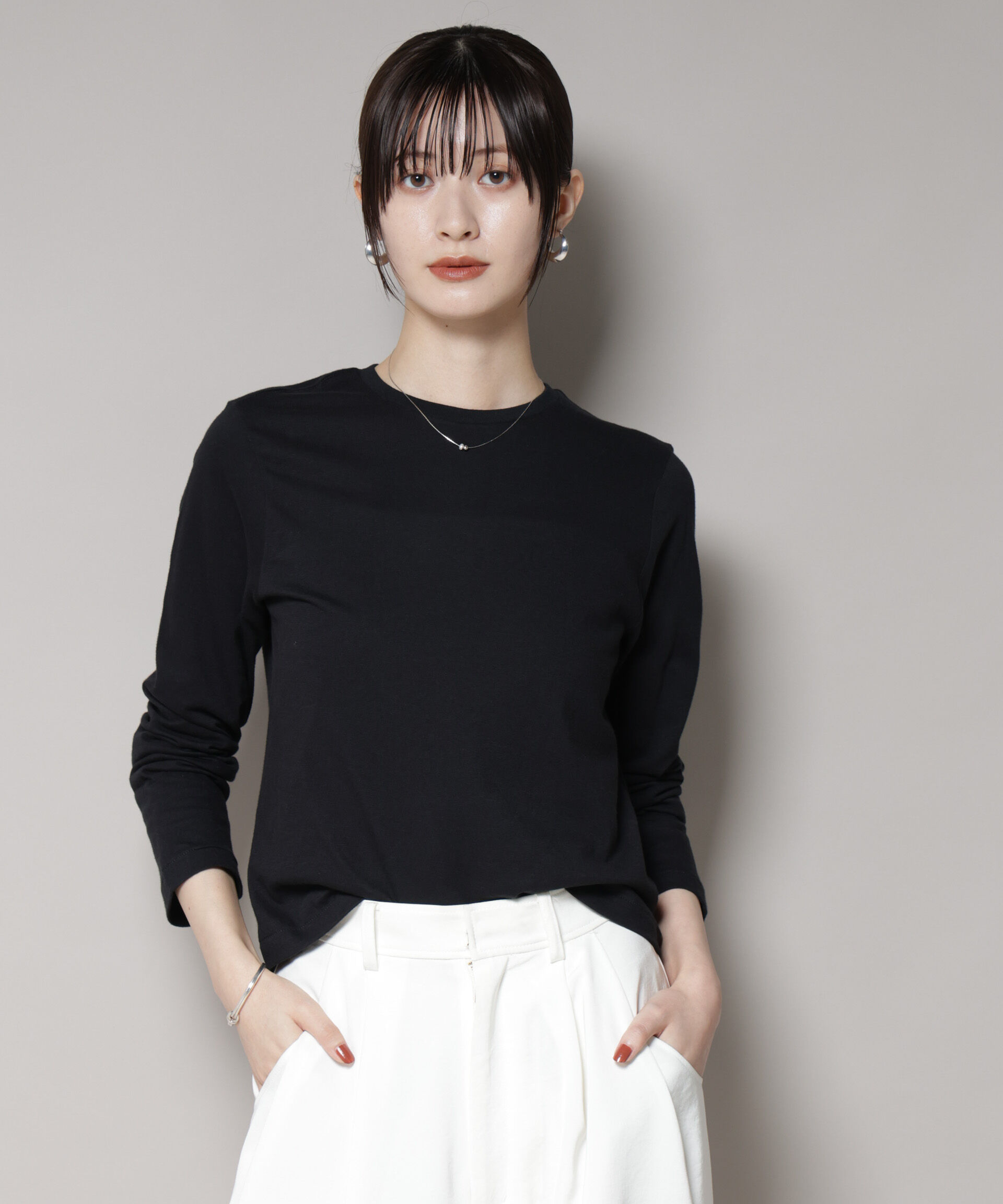 nano･universe「Hanes/Hanes&times;DODOJEAN 2P クルーネックＴシャツ」|Tシャツ・カットソー|