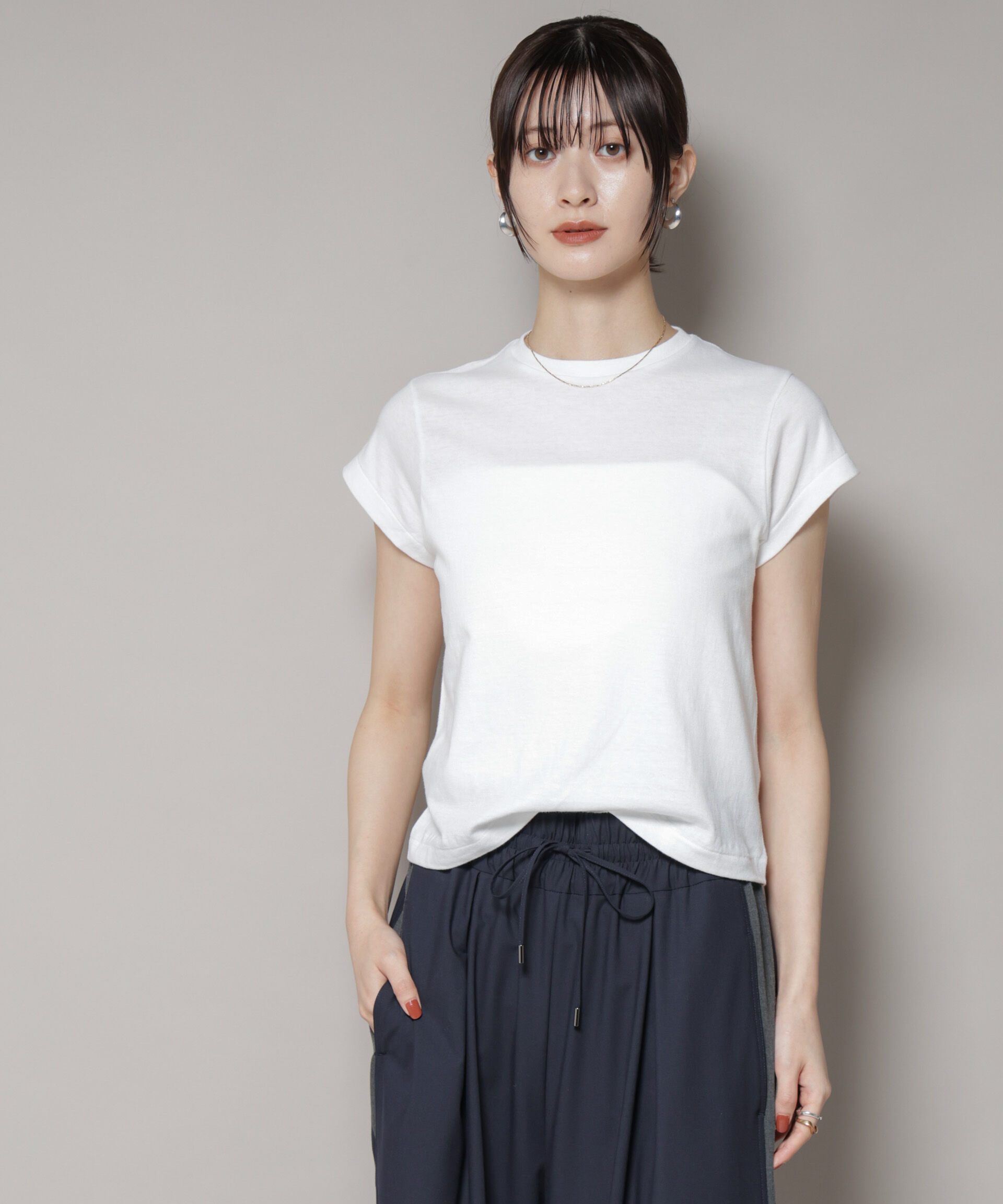 nano･universe「Hanes/Hanes&times;DODOJEAN 2P クルーネックＴシャツ」|Tシャツ・カットソー|