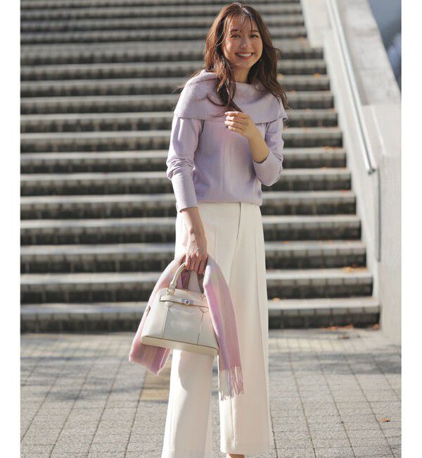 ANY SIS「【WEB・一部店舗限定】オフショルダー ニット」|ニット・セーター|