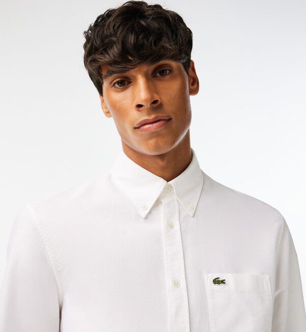LACOSTE「オックスフォードボタンダウンシャツ」|シャツ・ブラウス|
