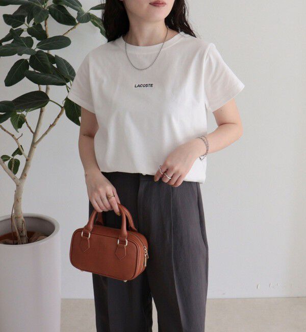 fredy emue「【LACOSTE／ラコステ】ロゴ入り半袖Tシャツ」|Tシャツ・カットソー|