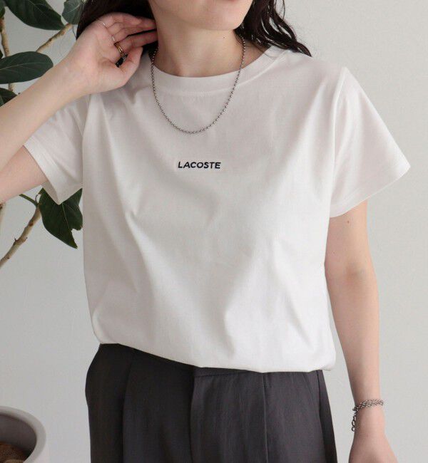 fredy emue「【LACOSTE／ラコステ】ロゴ入り半袖Tシャツ」|Tシャツ・カットソー|