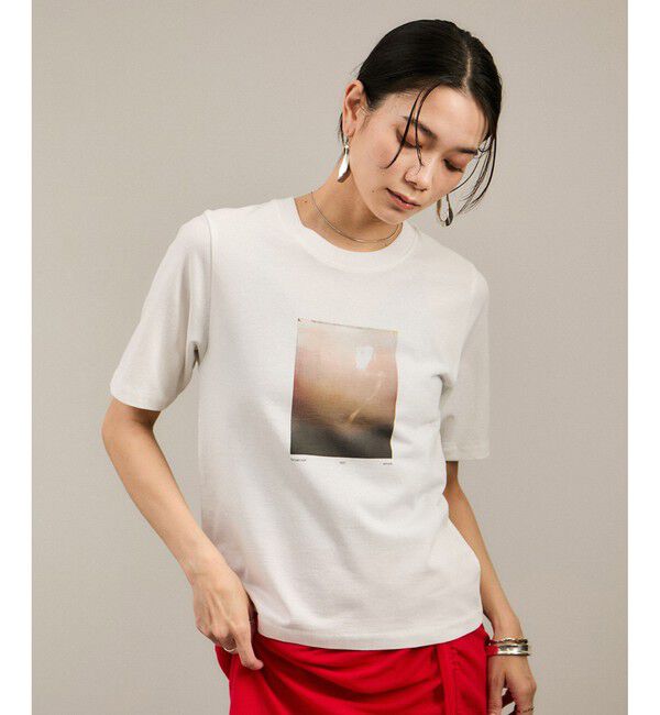 SALON adam et rope'「YASUKO HIRANO ARTプリントコンパクトT」|Tシャツ・カットソー|ホワイト系(14)