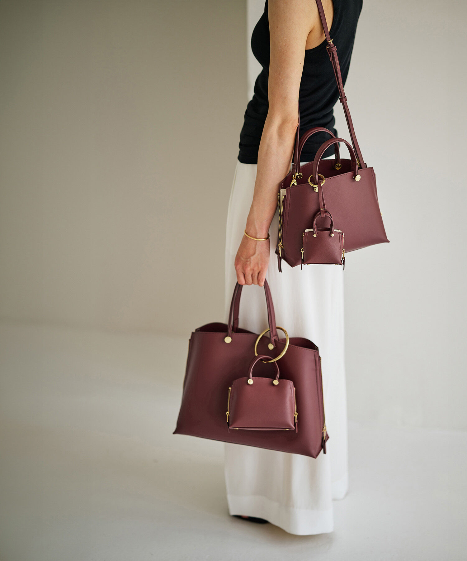 E'POR「【E'POR】Y BAG Mini」|ハンドバッグ|