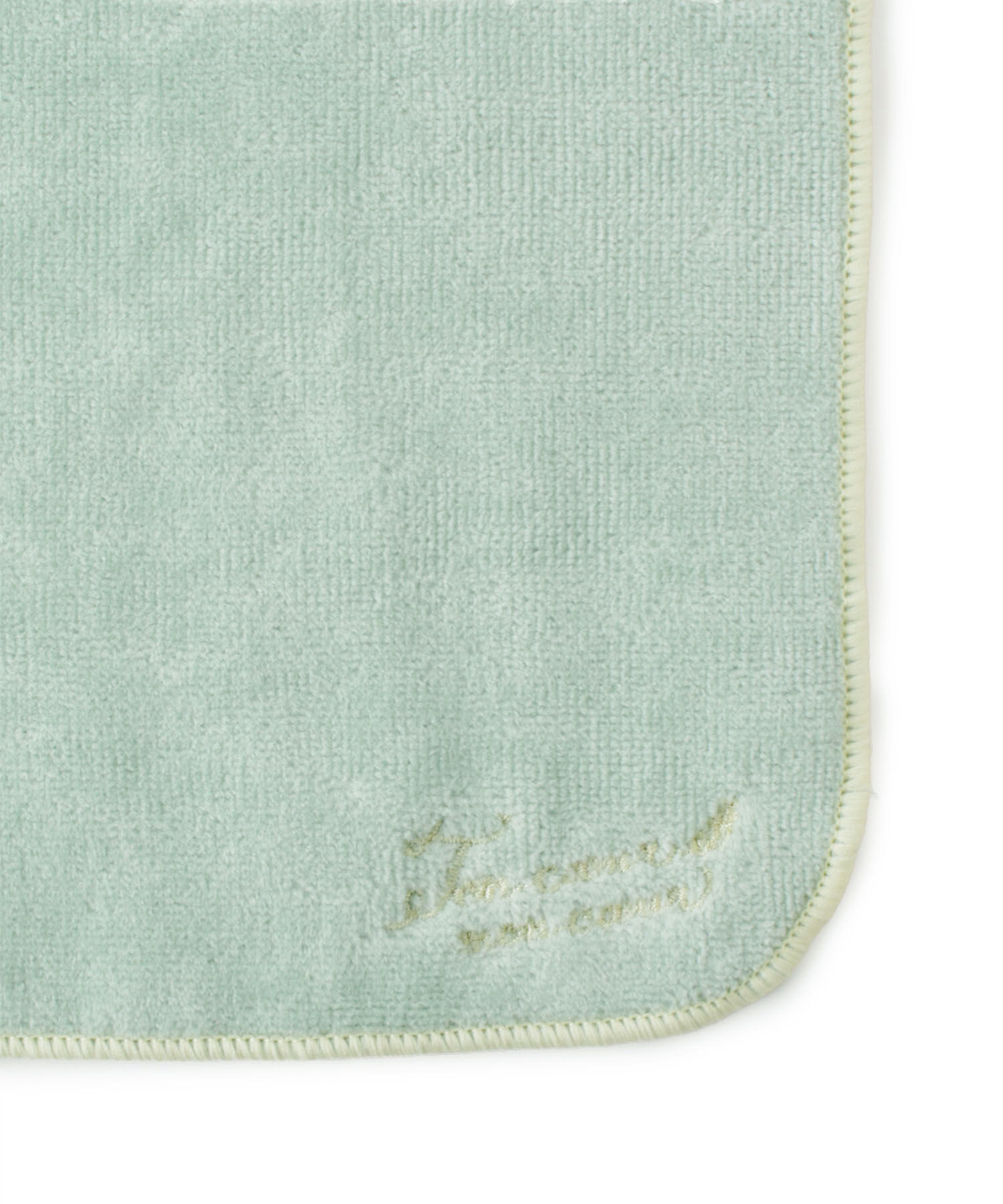ROPE PICNIC PASSAGE「CALINE&times;ROPE' PICNIC/ロゴ刺繍ベロアタッチタオルハンカチ」|ハンカチ|