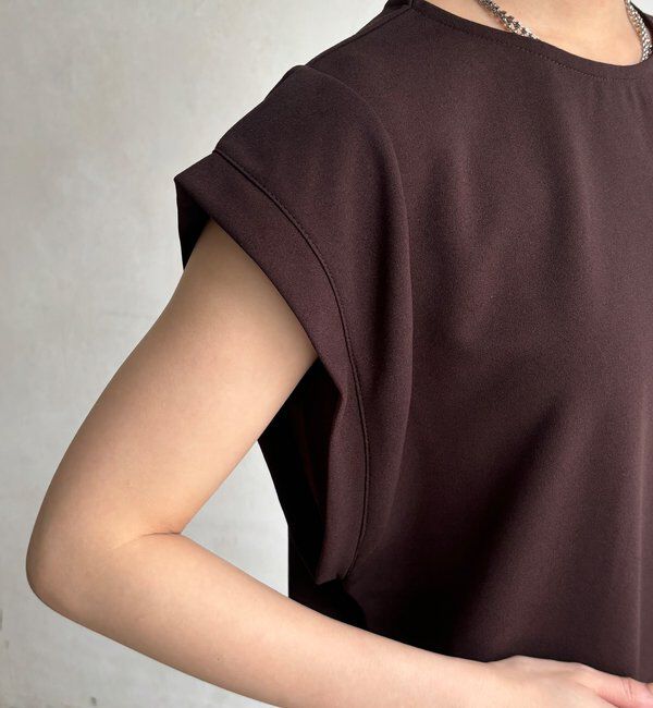  「【WEB限定】カットジョーゼットミックスロゴTEE」|Tシャツ・カットソー|