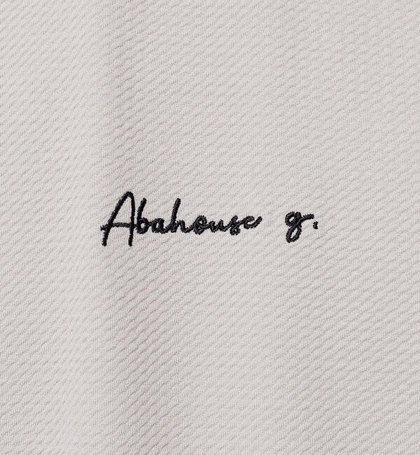 ABAHOUSE「フクレ ジャガード 刺繍 ロング Tシャツ」|Tシャツ・カットソー|
