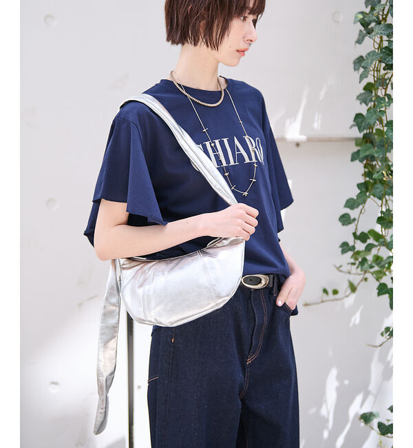 Rouge vif「【Ampersand / アンパサンド】Soft croissant bag S」|トートバッグ|