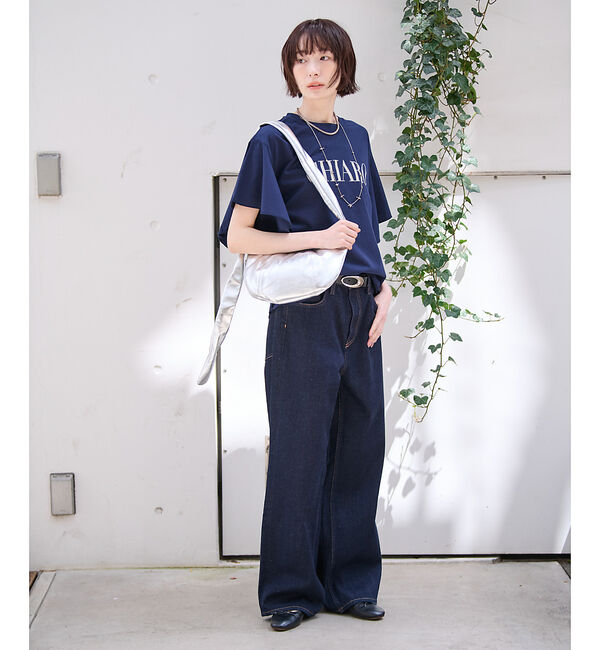 Rouge vif「【Ampersand / アンパサンド】Soft croissant bag S」|トートバッグ|
