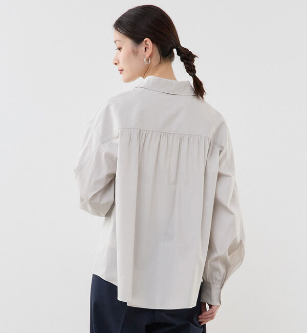 SOFFITTO「高密度ブロードフレアシャツ」|シャツ・ブラウス|