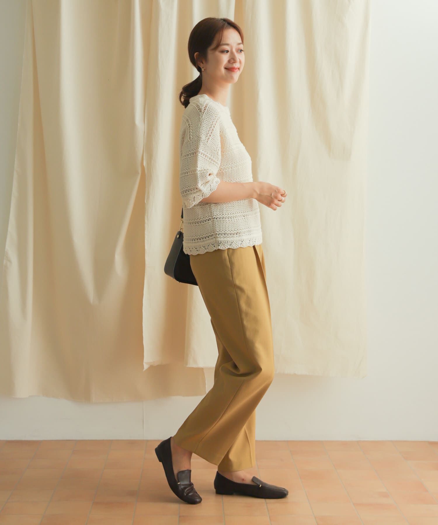 URBAN RESEARCH DOORS「『セットアップ対応』麻調合繊ストレートトラウザー」|その他|