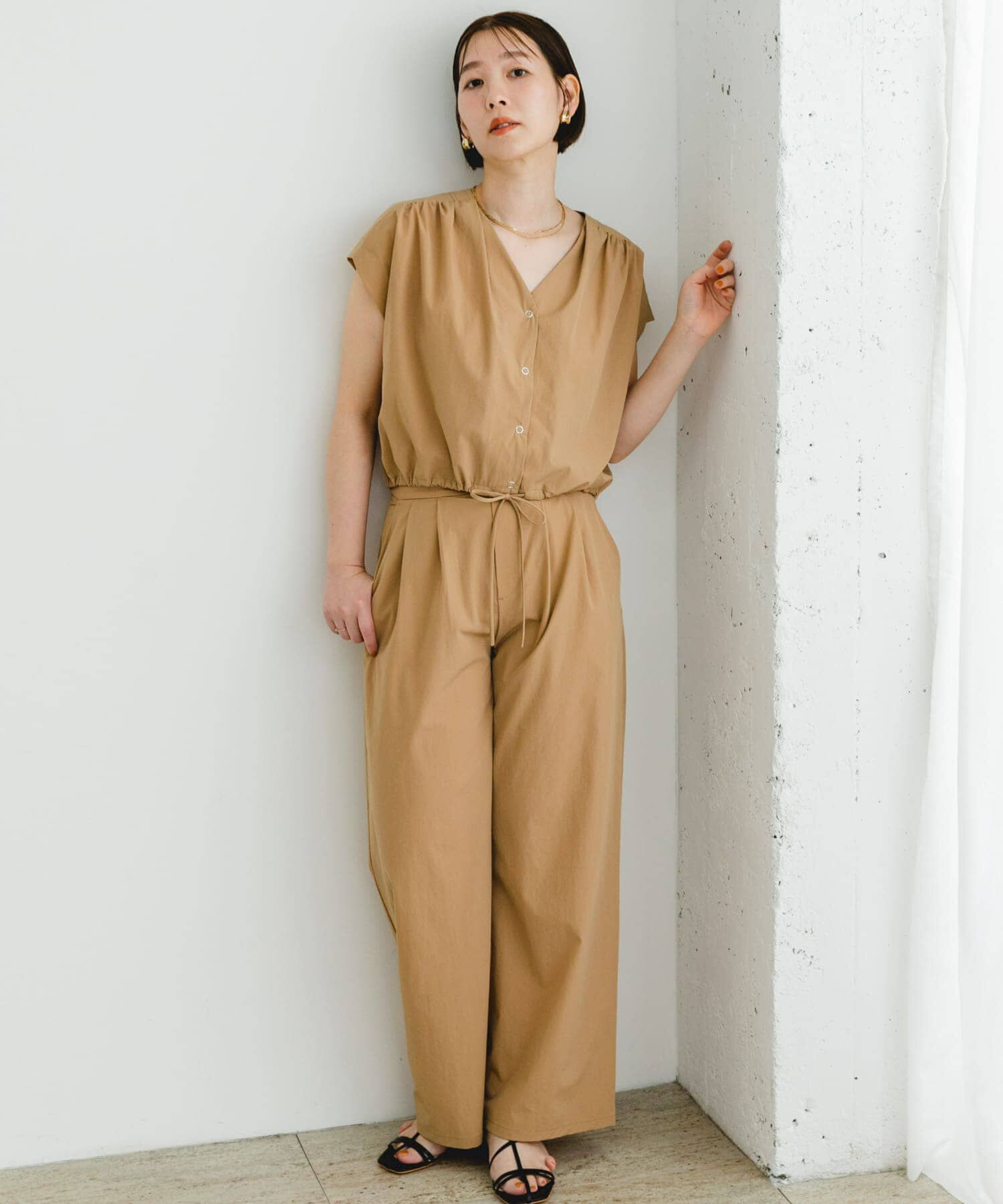 URBAN RESEARCH ROSSO「F by ROSSO　撥水クロップドブラウス+ワイドパンツ」|その他|