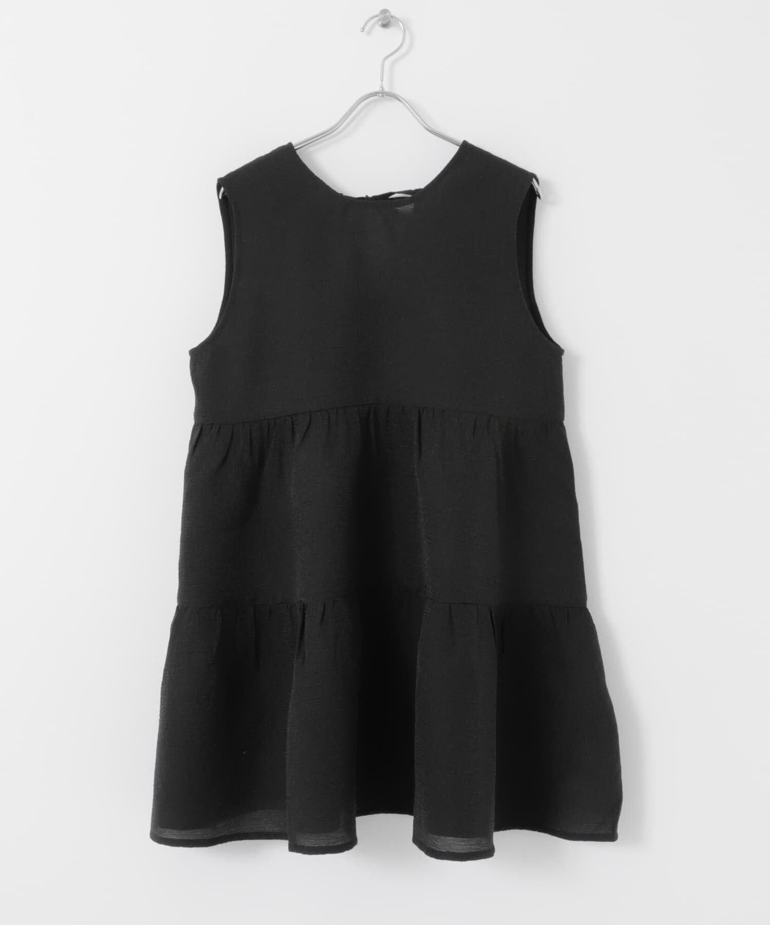 URBAN RESEARCH ROSSO「TORRAZZO DONNA　2way tiered tunic」|チュニック|ブラック